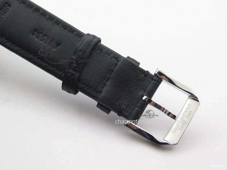 MIROTIME 0423 Mark XVI 1:1 Best Edition MK Maker SS Black Dial A2892 On Black Leather Strap Chic 7371